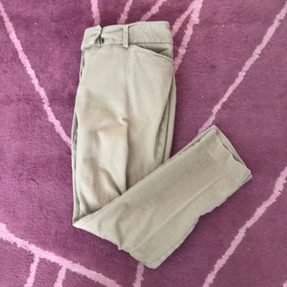 Khaki Ankle Pants - Size 6 - Picture 3 of 4